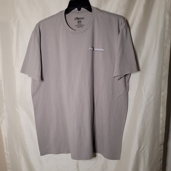 Flo Grown Men's XL T-Shirt with Back Design - Cotton - Picture 1 of 13